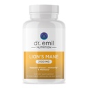 DR. EMIL NUTRITION 2100mg Bio Lions Mane Supplement Kapseln - Fokus, Mental Clarity & Cognition - Nootropic Lion's Mane Mushroom Supplement mit Bio Lions Mane