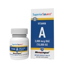 Überlegene Quelle Vitamin A 10.000 IU - Augenpflege-Ergänzung - Unterstützt auch Immun-, Haut- und Knochengesundheit - Non-GMO & Gluten-Free - 100 MicroLingual Tablets