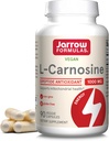 Jarrow Formulas® L-Carnosin Dipeptid Antioxidans 1000 mg, Nahrungsergänzungsmittel, Antioxidans Unterstützung für Mitochondriale Gesundheit, 90 Veggie Kapseln, bis zu 45 Tage Versorgung