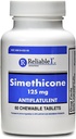 Zuverlässige 1 Simethicone 125 mg Anti-Gas 60 Pfefferminz Tabletten (1 Flasche)