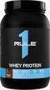 Rule 1 Whey Protein – 24g Fast-Acting Protein from All-Whey Sources with Naturally Occurring EAAs & BCAAs for Workout Recovery or Anytime Use (2 Pounds*, Chocolate Fudge)