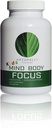 Kinder Mind Body Focus | Natürliche Nootropic Brain Ergänzung für Fokus, Gedächtnis und Stimmung Unterstützung - Mentale Klarheit, Konzentration und kognitive Leistung mit Mucuna, Bacopa, Rhodiolad Phosphatidylcholin
