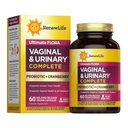 Renew Life Women's Wellness Vaginal und Urinary Probiotic and Cranberry Supplement, Probiotic Supplement for pH Balance for Women, Digestive Health, Dairy, Soy and Gluten-Free, 3.5 Billion CFU 60 Ct