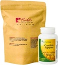 Rachels Tee und Candida Unterstützung: 30 Tage Versorgung Kurkuma, Wild Yam, Ingwer, Pfefferminz, Fennel, Slippery Elm + Candida Support Capsules