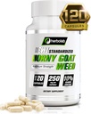Herbolab Horny Goat Weed Extract, Standardisiert auf 10% Icariin, 250mg x 120 Kapseln (AKA Epimedium Extract, Barrenwort, Bishop’s Hat, Fairy Wings, Yin Yang Huo)
