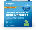 Famotidina 20mg Tavole fresche della menta, 100 Conte, Bianco