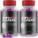 (2 Pack) Maximum Edge Male Gummies - Maximum Edge Supplement for Men, A Daily Formula for Overall Wellness and Peak Performance, Maximum Edge Extra Strength Formula, MaximumEdge Reviews (120 Gummies)