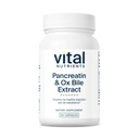 Vital Nährstoffe Pancreatin & Ox Bile Extrakt 500mg | Natürliche Verdauungsenzyme für Frauen & Men | Unterstützt Verdauung von Protein, Fett und Kohlenhydrate*| Gluten, Dairy & Soy Free | 60 Kapseln