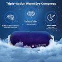 Dampf-Eye Maske Self-Heating Warm Compress für trockenes Auge, schnelles Relief für Stye, Puffy Sensitive Eyes - Moist Heat Mask for Sleep, 15 Pack