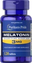 Puritans Pride Melatonin 3 Mg Tabletten, 120 Zähler