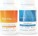 EcoNugenics Ultimate Cellular Health & Immune Support Pack | HonoPure - Magnolia Bark Extract, 30 Capsules | PectaSol-C Modified Citrus Pectin, 90 Capsules Bundle