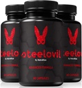 (3 Pack) Steelovil Kapseln für Männer, offizielle Steelovil Pillen für umfassende Unterstützung, Alle natürlichen männlichen Ergänzung zu unterstützen Energie und allgemeine Gesundheit, Stahl ovil Pastillas Bewertungen (180 Kapseln)