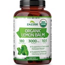 Zazzee Bio Zitronenbalsam 10:1 Extrakt, 3000 mg Stärke pro Kapsel, 180 Vegan Kapseln, 6 Monate Versorgung, Standardisiert und Konzentrat 10X Extrakt, 100% Vegetarisch, All-Natural und Non-GMO