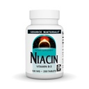 Quelle Naturals Niacin, Vitamin B-3, Non-GMO, 100 mg - 250 Tabletten