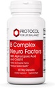 PROTOKOLL FÜR LIFE BALANCE B Complex Neuro Factors - mit Vitamin C, Alpha-Liposäure, CoQ10 und mehr - 60 Veg Caps