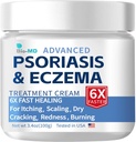 Bio-MD Psoriasis Eczema Cream, Eczema Cream für Erwachsene, Extra Strength Control Reoccurrence, Relieve Symptom of Resistant, Effektiv für Seborrheic Dermatitis, Folliculitis Behandlung