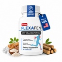 N-Labs Flexafen Joint Support Supplement – Gemeinsame Gesundheitsunterstützung mit MSM, Collagen Typ 2, Hyaluronsäure, Boron & White Willow Bark – Unterstützt Gelenkkomfort, Flexibilität & Mobilität – 30 Kapseln