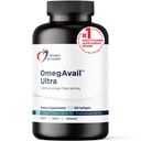 Designs für Gesundheit OmegAvail Ultra TG Fish Oil 1200mg - Triglycerid Form Omega 3 Fish Oil Supplement mit DHA/EPA - Kein Fisch Nachgeschmack (120 Softgels)