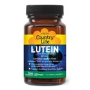 Country Life Lutein 20 mg Supplement - Certified Gluten-Free - Augengesundheitsunterstützung mit Lutein und Zeaxanthin - Reduces Eye Strain aus Screens - No Yeast, Corn, Wheat, Milk - 60 Softgels