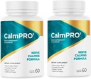 2 Packungen Calmpro5, Calmpro5 Nerve Kapseln, 2025 Aufgerüstet Calmpro5 Nerve Calming Formula Capsules, keine künstlichen Konservierungsstoffe, keine Dairy (2 Flaschen)