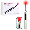 Red Light Cold Sore Device, Kalte Sore Behandlung für Lippen, Canker Sore Fever Blister Behandlung, Rote Lichttherapie für Nasengesicht kalte Sore abnehmbare Spitze mit LCD-Anzeige