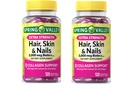 Anexa Spring Valley Extra Strength Biotin Cheveux, peau et ongles Supplément alimentaire, 5 000 mcg, 120 Compte (paquet de 2), 240 Compte (paquet de 1)