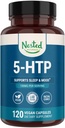 Nested Naturals 5-HTP 100 mg (5-Hydroxytryptophan) - Schlaf- und Stimmungsunterstützung - 5HTP Supplement für natürlich Sourced Serotonin - 120 Non-GMO, Vegan Capsules