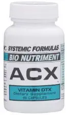 Wiederholen von systemischen Formeln Bio Nutriment ACX Vitamin DTX 60 Kapseln