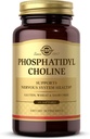 Solgar Phosphatidylcholin, 100 Softgels - Gesunde kognitive Funktion fördern - Von Lecithin abgeleitet - Enthält Choline für Neurotransmitter Acetylcholin - Glutenfrei, Dairyfrei - 50 Portionen