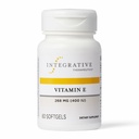 Integrative Therapie Vitamin E - Antioxidante Ergänzung für Herz-Kreislauf-Gesundheitsunterstützung* - Herzunterstützung* - Dairy-Free & Glutenfrei - 60 Vitamin Softgels (60 Servietten)