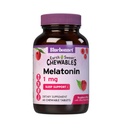 Bluebonnet Nutrition EarthSweet Melatonin 1 mg Fast-Acting Quick Dissolve Nighttime Relaxation & Restful Sleep Support - Schlafhilfe - Glutenfrei, Vegan - Flavor - Kautabletten Raspberry