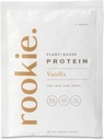 Rookie Wellness Plant-Based Probiotic Protein - Bio Pea Protein Pulver mit vollständigem Aminosäureprofil, Gut-Healthy Prebiotics & Probiotics, & Über 25 Vitamine & Minerals (10 Sachets, Vanilla)