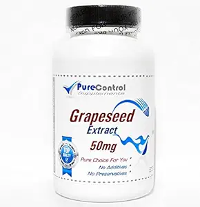 Grapeseed Extract 50mg // 100 Kapseln // Pure // von PureControl Supplements
