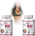 2 Pack Butt und Brust Enhancer für Damen - Verbessern Brustvergrößerung Kapsel - Brustvergrößerung Kapsel für Damen - Persönliche moderne Damen Pflege Brust - 120 Count