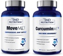 1MD Nutrition MoveMD & CurcuminMD Plus Bundle | Doctor Formuliert mit Kollagen, Kurkuma und Boswellia Serrata | Joint Health Supplement
