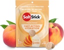 SaltStick Fastchew Elektrolyt Ersatz Tablets für Rehydrierung, Packung mit 10 Tabletten, Peach, 10 Zähler (7201761)