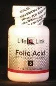 Acide folique 5mg LifeLink 100 capsules