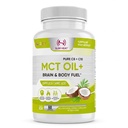 Keto MCT Öl Kapseln mit C8 & C10 - Fast Acting Ketosis Brain & Body Fuel für Damen und Herren - All Natural, Non-GMO, Made in USA (1-Month Supply)