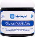 Circles Plus Aloe Hydrogel Pads | Instant Kühlen und beruhigendes Relief für Pflege Schmerzen, Blister, Bug Bites, Minor Burns und Chafing | 48ct Circular Pads