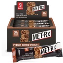 MET-Rx Big 100 Colossal Protein Bars, Großartig wie gesunde Mahlzeit Ersetzen, Snack, und Hilfe Unterstützung Energie, Peanut Butter Pretzel, Mit Vitamin A, Vitamin C und Zink, 100 g, (Pack von 9)