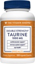 Vitamin Shoppe Double Strength Taurine - Herz-Kreislauf- & Nervensystem-Unterstützung - 1.000 MG (100 vegetarische Kapseln)