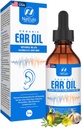 Bio-Ear-Öl für Ohren Infektion - Natürliche Eardrops für Earache Prävention, Swimmer's Ear & Wax Entfernung - Kinder, Erwachsene, Baby, & Hunde Earache Remedy - mit Mullein, Knoblauch, Calendula Made in USA