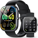 Smart Watch für Männer Frauen (Answer/Make Calls), 1.91" HD Smartwatch mit Herzfrequenz-Monitor Schlaf-Monitor, IP68 wasserdicht, 115+ Sport-Aktivität Tracker mit Pedometer, Fitness-Uhr für Android/iOS