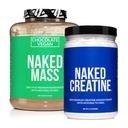 NAKED Soy-Free Protein Bundle: 8LB Chocolate Vegan Maß Creatine