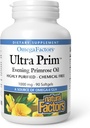 Natürliche Faktoren Ultra Prim Abend Primrose Öl 1000mg, Eine natürliche Quelle von Omega-6 GLA, 90 Softgels