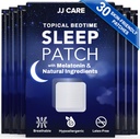 JJ CARE Schlafaufnäher 30 PCS, Schlafhilfen für Erwachsene Extrastärke, natürliche und Toxinfreie Schlafaufnäher, Melatonin Patch für den täglichen Gebrauch, Melatonin Natural Patch für Schlafunterstützung