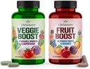 LifeSeasons Fruits & Veggies Supplements - 40 Obst & Gemüse Superfoods - Ernährungsunterstützung für Immunität und Wellness - Vitamine Mineralien & Antioxidantien - 3X Potenz - 90 Count (Pack von 2)