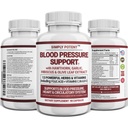 Blutdruck-Supplements - Gesundes Herz, Cholesterin, Cardio, Hypertension, High BP - 13 Vitamine & Kräuter - Folsäure, Vitamine C B6 & B12, Hawthorn Olive Leaf Knoblauch Hibiscus, 90 Kapseln