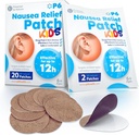 P6 Motion Sickness Aufnäher für Kinder - Alle Natürlichen Meer Sickness Aufnäher für Kreuzfahrt und Auto - Nicht Drowsy Motion Patch für Kinder - Safe Motion Sickness Aufnäher für Reisen