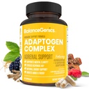 Adrenal Support Supplement mit Ashwagandha, Holy Basil, Rhodiola Rosea | Unterstützt gesunde Cortisol Levels und Stress Relief, reduzieren Fatigue | 60 Kapseln